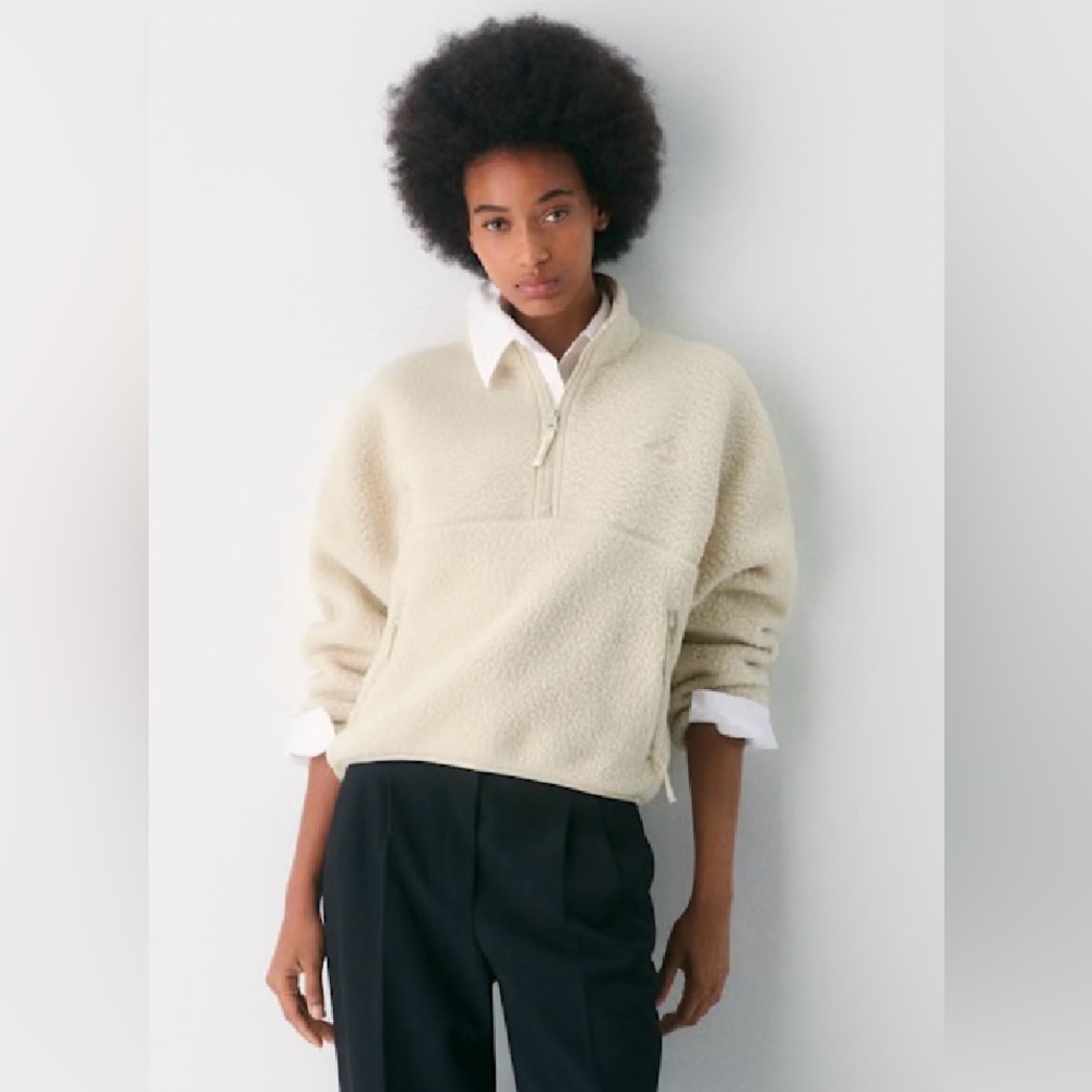 Aritzia TNA Polartec Thermal Pro 1/2 Zip